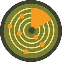 Sonar Flat Icon vector