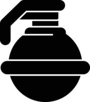 Grenade Glyph Icon vector
