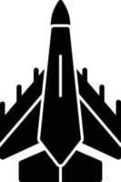 Jet Glyph Icon vector