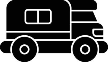 Truck Glyph Icon vector