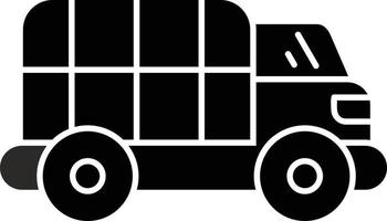 Truck Glyph Icon vector