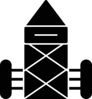 Tower Glyph Icon vector