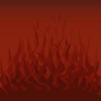 Flame dark red background. Flaming fire pattern. Colorful vector illustration on a white background.
