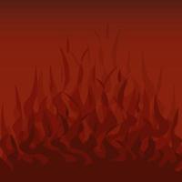 Flame dark red background. Flaming fire pattern. Colorful vector illustration on a white background.