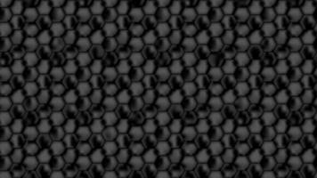 Seamless background from black honeycombs. Background  from dark repeating hexagons for banner design. Vector illustration.