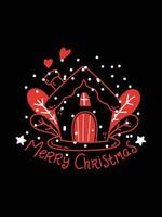 Christmas lettering typography apparel Vintages Christmas T-shirt design Christmas merchandise designs, hand-drawn lettering for apparel fashion. Christian religion quotes saying for print. vector