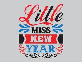 New Year T Shirt Design File vector