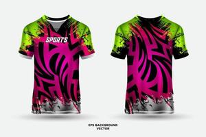 Modern mockup jersey design template vector