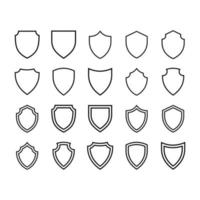 Shield icon vector design templates