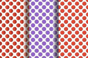 Set of vector seamless patterns of pagoda for wallpapers, postcards, textile, placards