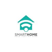 Smart House Logo Design Template. vector
