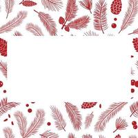 Leaves border background vector