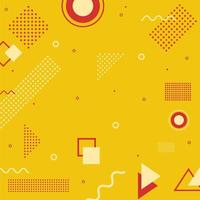 Abstract geometric background. Memphis element illustration template. For banner, flyer, cover, poster, book, artwall, printed. Eps 10 vector