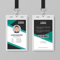 Professional ID Card Template vector