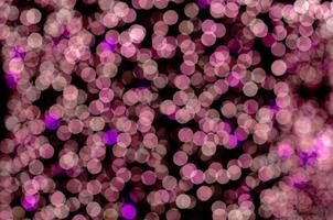 Pink color bokeh lights for abstract and background photo. photo