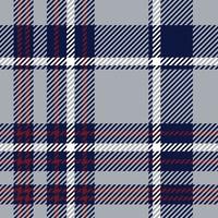 Plaid pattern in grey with dark violet, and white  color. Vector graphic. Texture for shirt, clothes, dresses and  other modern fashion textile design. Pixel texture