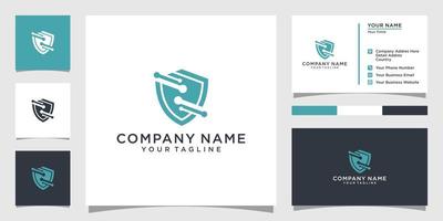 Letter Z security logo technology for your company, shield logo for security data vector