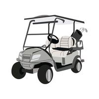golf caddy icon sign symbol on white vector
