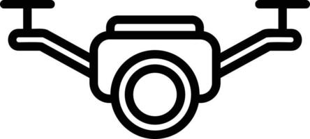 Drone Line Icon vector