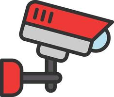 Cctv Camera Vector Icon Design