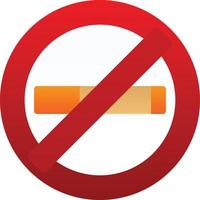 No Smoking Vector Icon Design