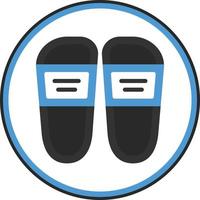 Slippers Vector Icon Design