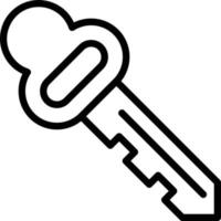 Room Key Vector Icon Design