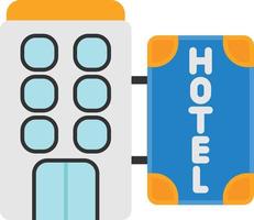 diseño de icono de vector de hotel