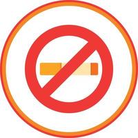 No Smoking Vector Icon Design