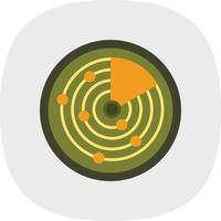 Sonar Flat Curve vector