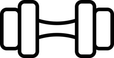 Dumbbell Vector Icon Design