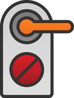 Do Not Disturb Vector Icon Design