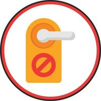 Do Not Disturb Vector Icon Design