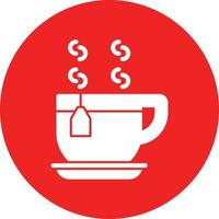 Tea Mug Vector Icon Design