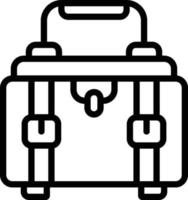 Luggage Vector Icon Design