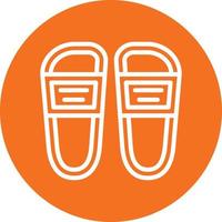 Slippers Vector Icon Design