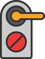 Do Not Disturb Vector Icon Design