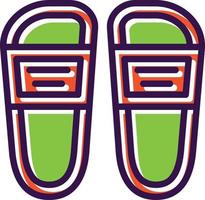 Slippers Vector Icon Design