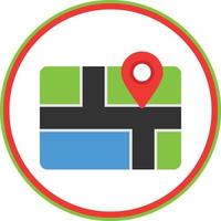 Map Vector Icon Design