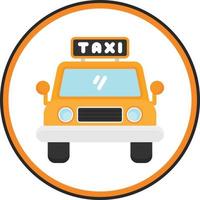 Taxi Vector Icon Design
