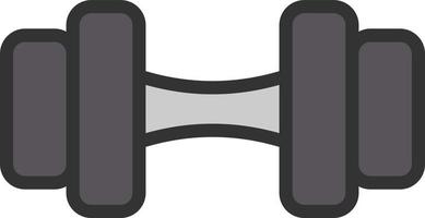 Dumbbell Vector Icon Design