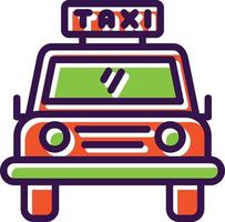 diseño de icono de vector de taxi