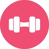 Dumbbell Vector Icon Design