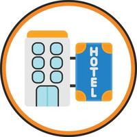 diseño de icono de vector de hotel