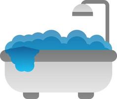 Bathtub Vector Icon Design