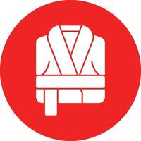 Bathrobe Vector Icon Design