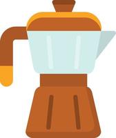 Coffee Pot Vector Icon Design