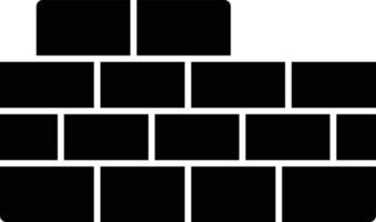 Brickwall Glyph Icon vector