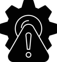 Risk Management Glyph Icon vector