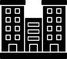 Condominium Glyph Icon vector